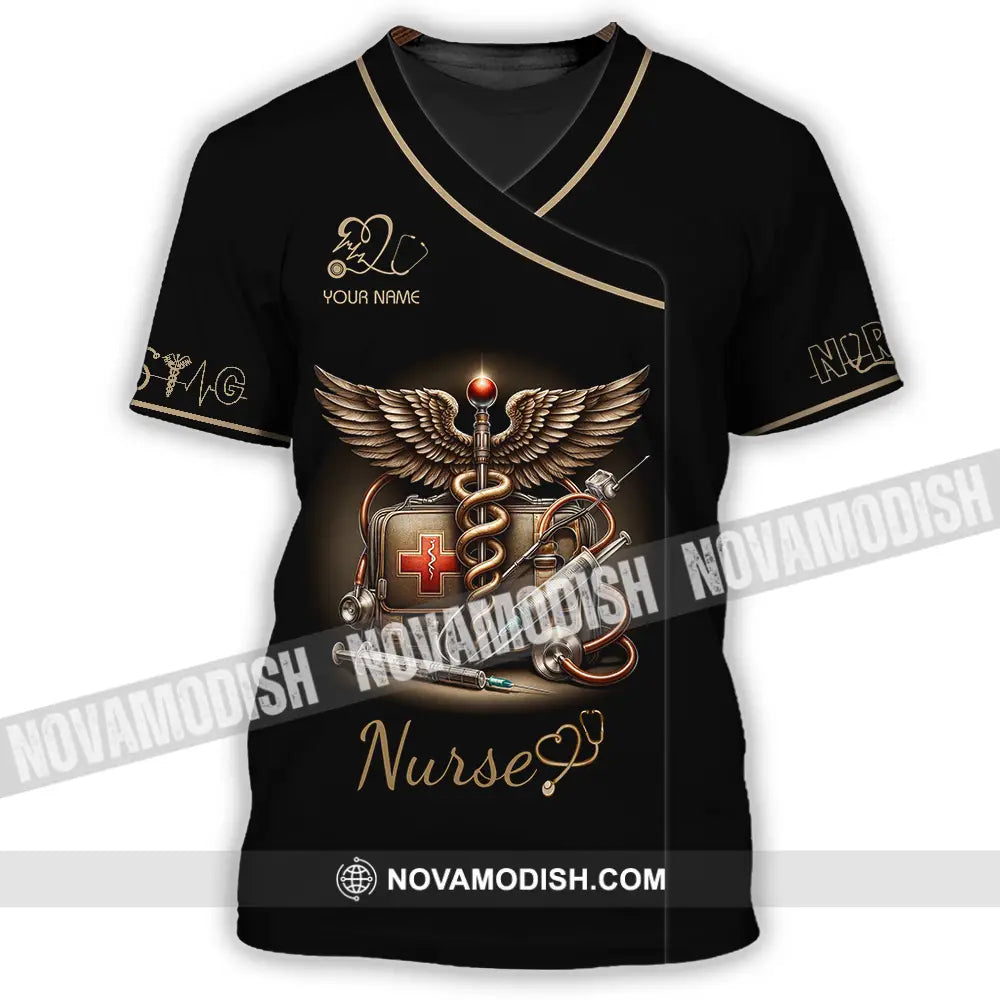 Unisex Shirt - Custom Text Shirt For Nurse Nurselife Nursing T-Shirt / S T-shirt