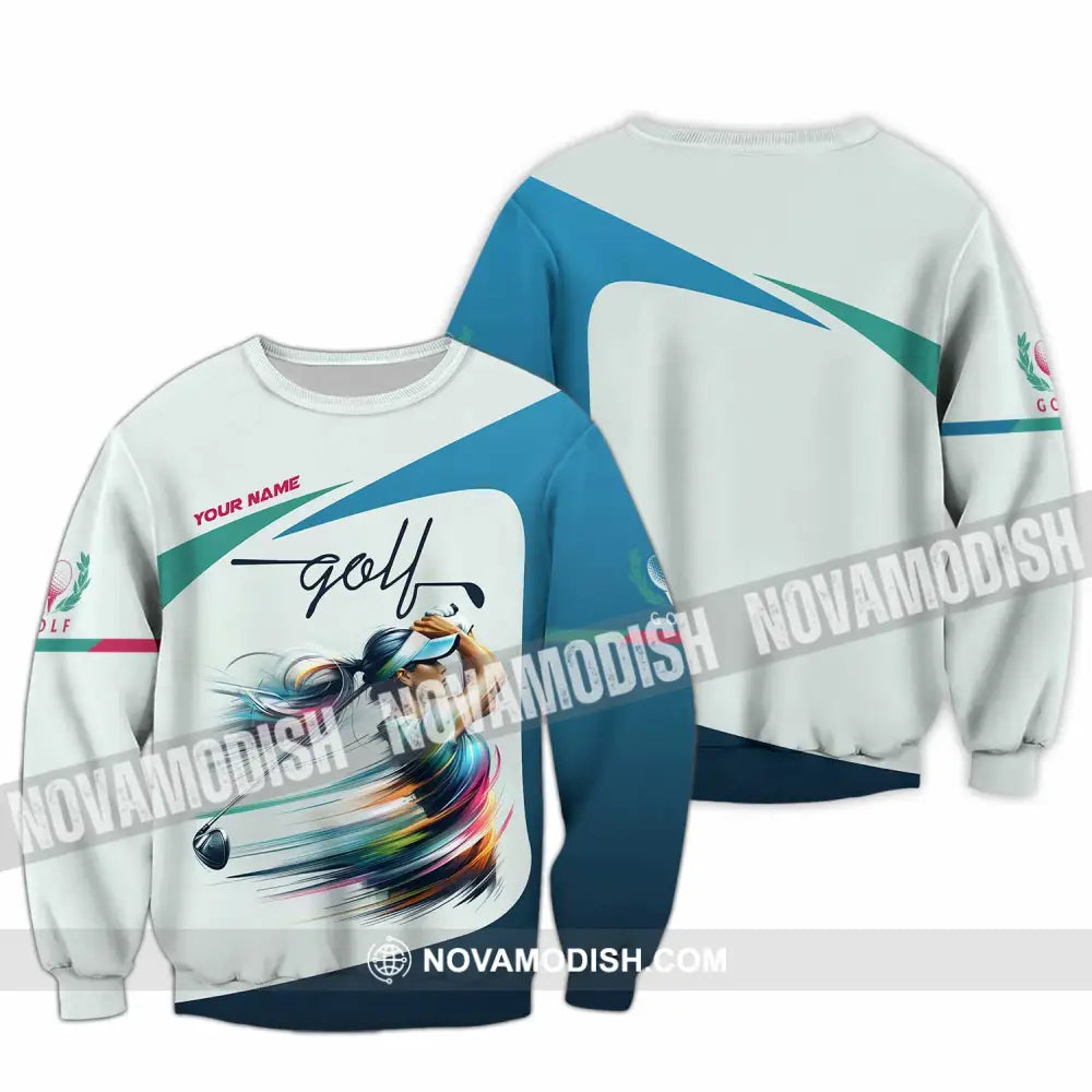 Unisex Shirt - Custom Text Shirt Golf Shirt Long Sleeve / S T-shirt