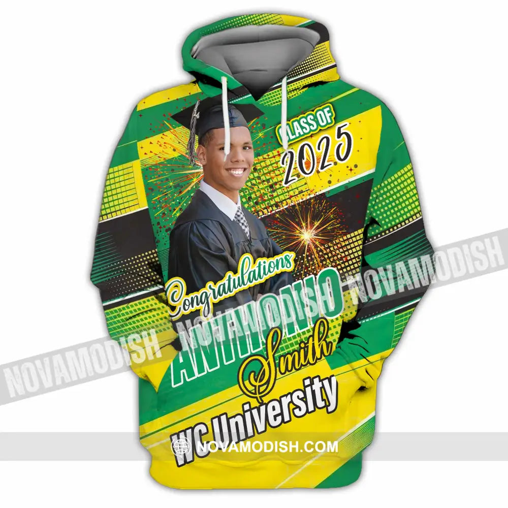 Unisex Shirt - Custom Text Shirt Graduation Shirt Hoodie / S T-shirt