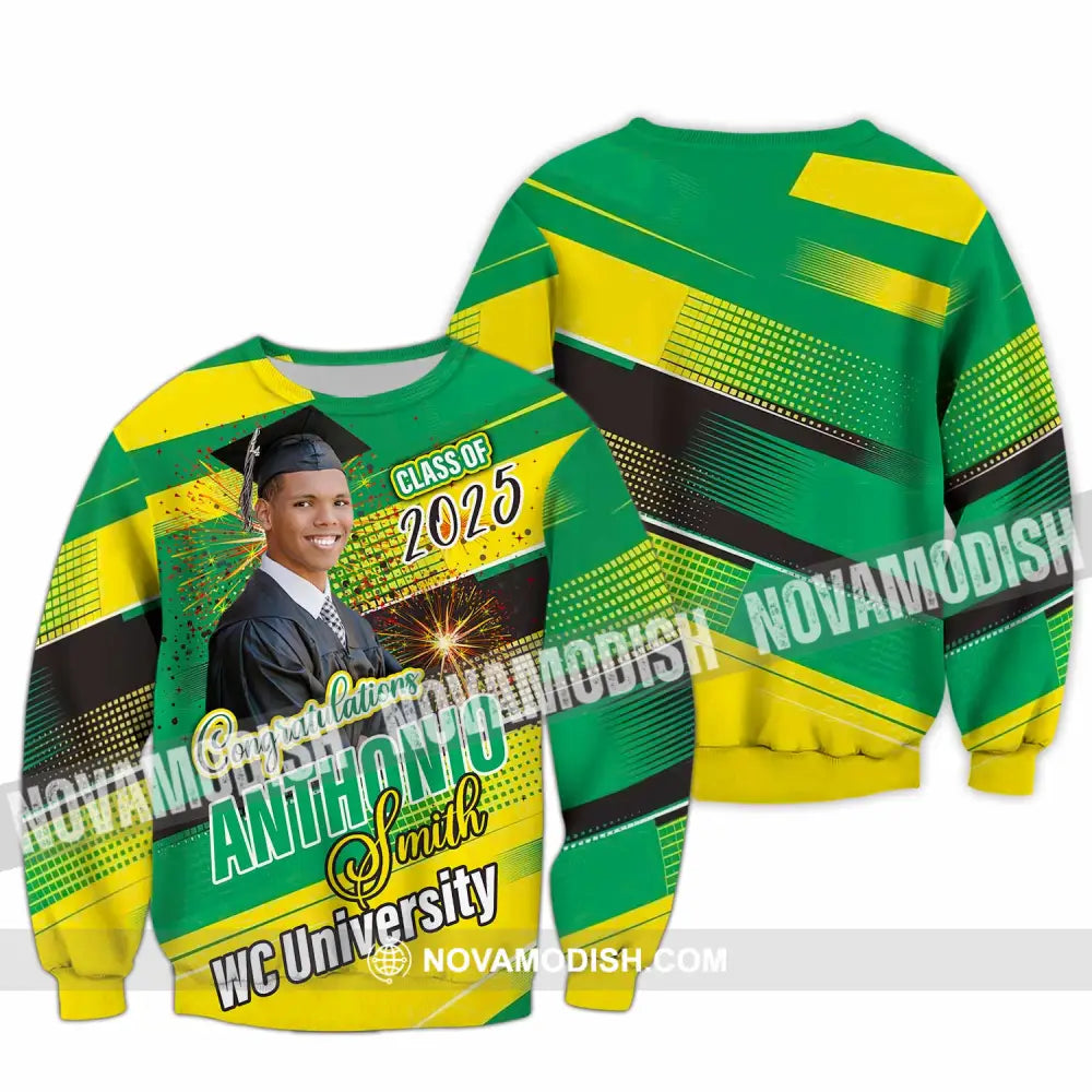 Unisex Shirt - Custom Text Shirt Graduation Shirt Long Sleeve / S T-shirt