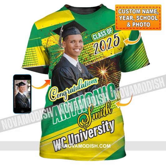 Unisex Shirt - Custom Text Shirt Graduation Shirt T-shirt