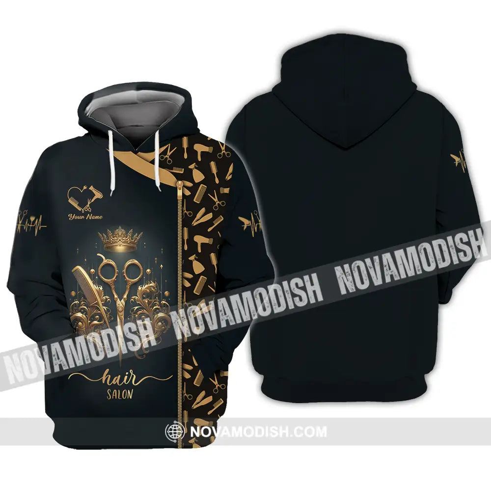 Unisex Shirt - Custom Text Hair Salon Hoodie / S T-Shirt