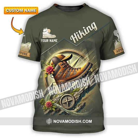 Unisex Shirt - Custom Text Shirt Hiking T-shirt
