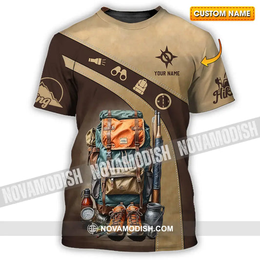 Unisex Shirt - Custom Text Shirt Hiking Shirt T-shirt