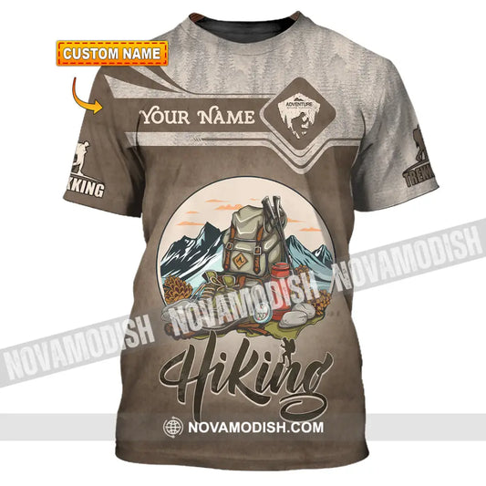 Unisex Shirt - Custom Text Shirt Hiking T-shirt