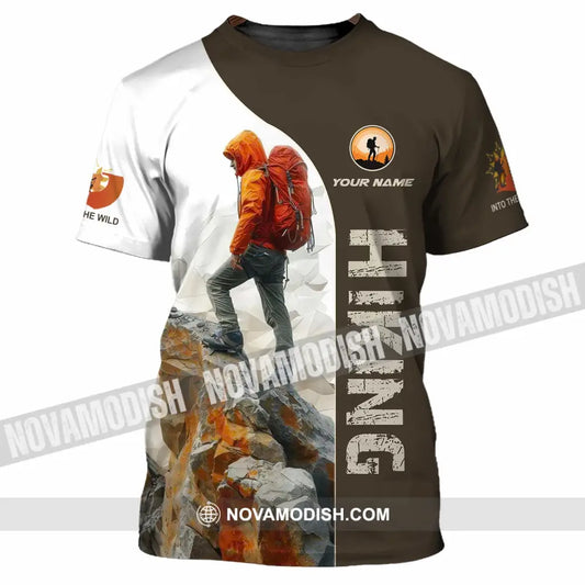 Unisex Shirt - Custom Text Shirt Hiking Shirt T-Shirt / S T-shirt