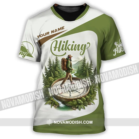 Unisex Shirt - Custom Text Shirt Hiking Shirt T-Shirt / S T-shirt