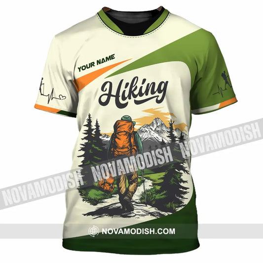 Unisex Shirt - Custom Text Shirt Hiking Shirt T-Shirt / S T-shirt