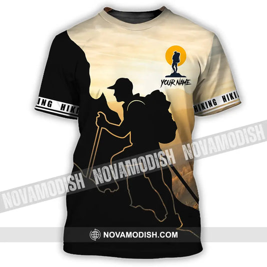 Unisex Shirt - Custom Text Shirt Hiking T-Shirt / S T-shirt