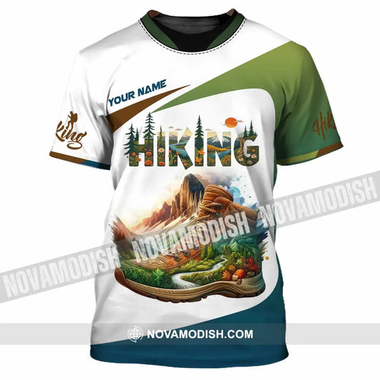 Unisex Shirt - Custom Text Shirt Hiking Shirt T-Shirt / S T-shirt