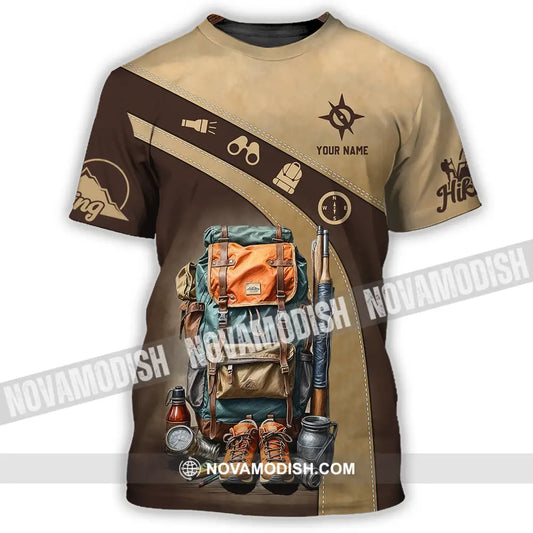 Unisex Shirt - Custom Text Shirt Hiking Shirt T-Shirt / S T-shirt