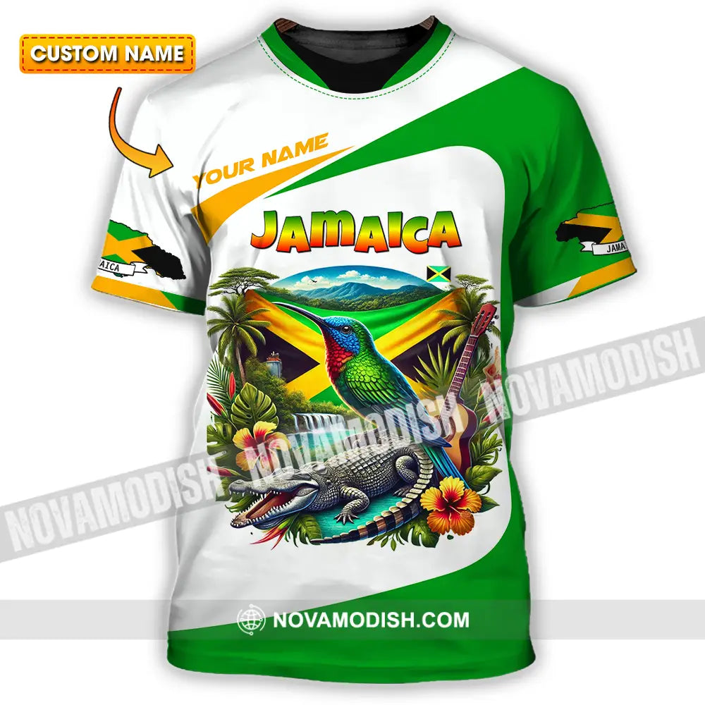 Unisex Shirt - Custom Text Shirt Jamaica T-shirt