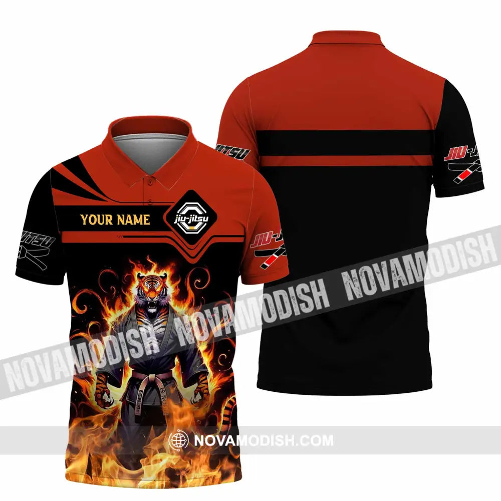Unisex Shirt - Custom Text Shirt Jiu Jitsu Shirt Polo Shirt / S T-shirt