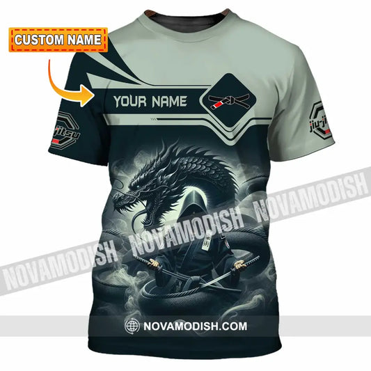Unisex Shirt - Custom Text Shirt Jiu Jitsu T-shirt