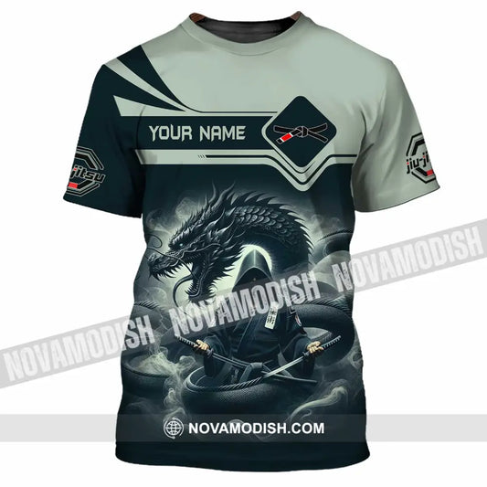 Unisex Shirt - Custom Text Shirt Jiu Jitsu T-Shirt / S T-shirt