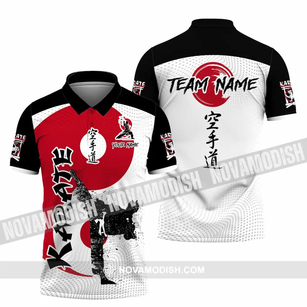 Unisex Shirt - Custom Text Shirt Karate Shirt Polo Shirt / S T-shirt