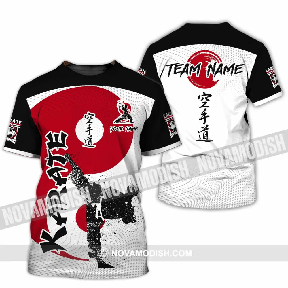 Unisex Shirt - Custom Text Shirt Karate Shirt T-Shirt / S T-shirt