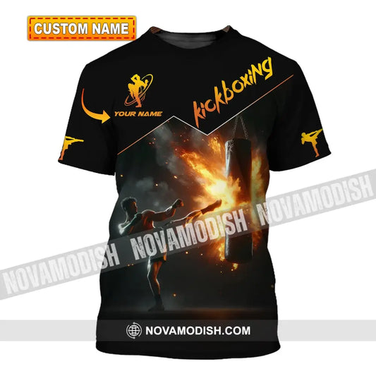 Unisex Shirt - Custom Text Kickboxing T-Shirt