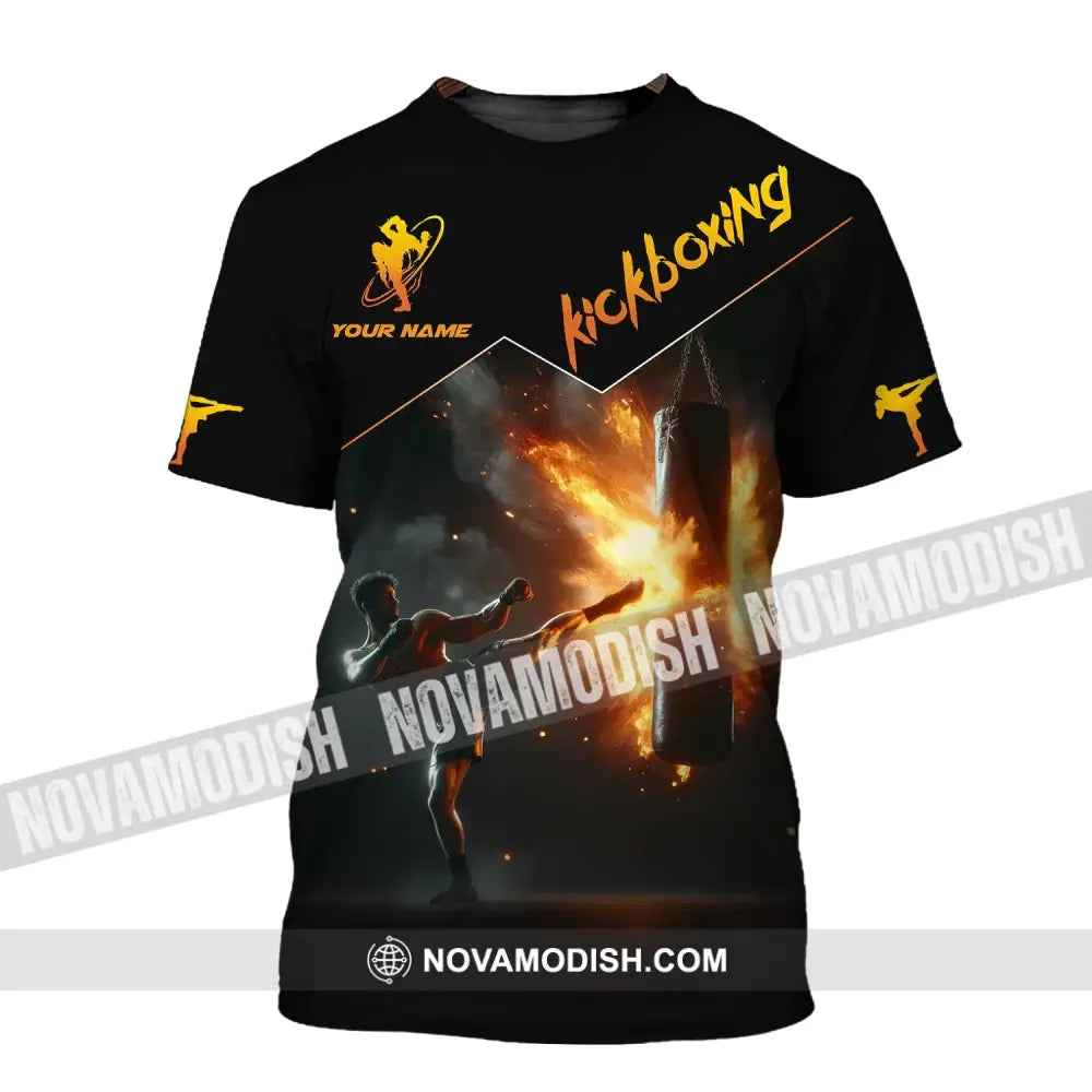 Unisex Shirt - Custom Text Kickboxing T-Shirt / S T-Shirt