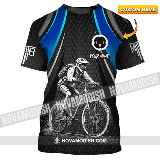 Unisex Shirt - Custom Text Mountain Bike Classic Sport Shirt T-shirt