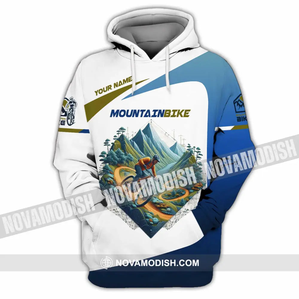 Unisex Shirt - Custom Text Shirt Mountain Bike Shirt Hoodie / S T-shirt