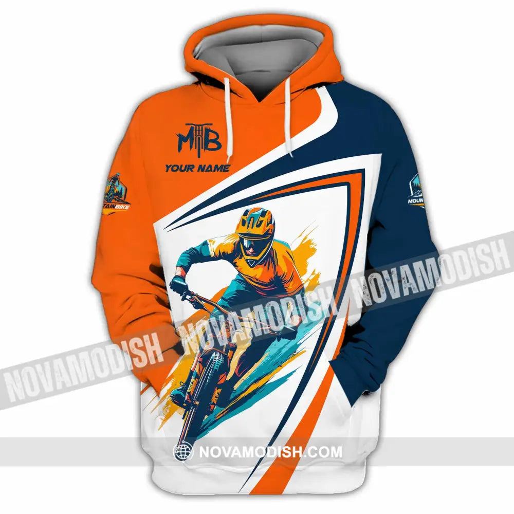 Unisex Shirt - Custom Text Shirt Mountain Bike Shirt Hoodie / S T-shirt