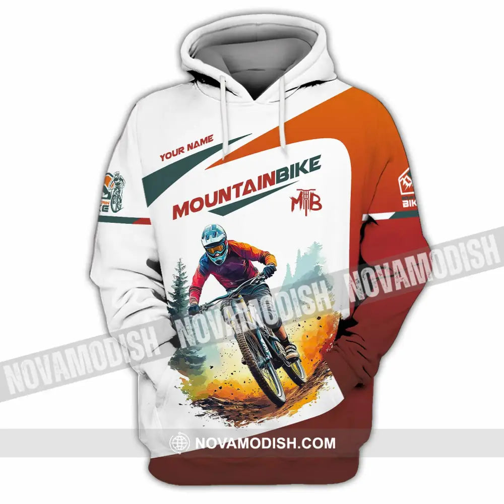 Unisex Shirt - Custom Text Shirt Mountain Bike Shirt Hoodie / S T-shirt