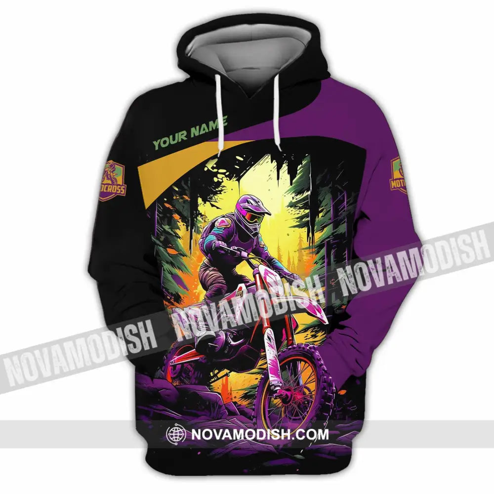 Unisex Shirt - Custom Text Shirt Mountain Bike Shirt Hoodie / S T-shirt