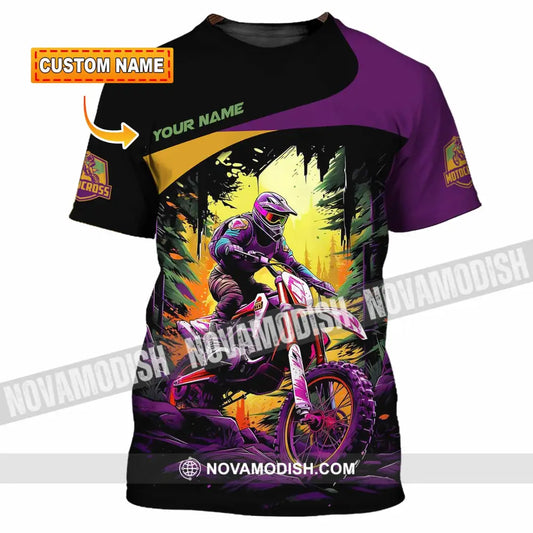 Unisex Shirt - Custom Text Shirt Mountain Bike Shirt T-shirt