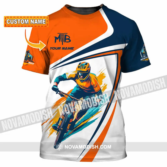 Unisex Shirt - Custom Text Shirt Mountain Bike Shirt T-shirt