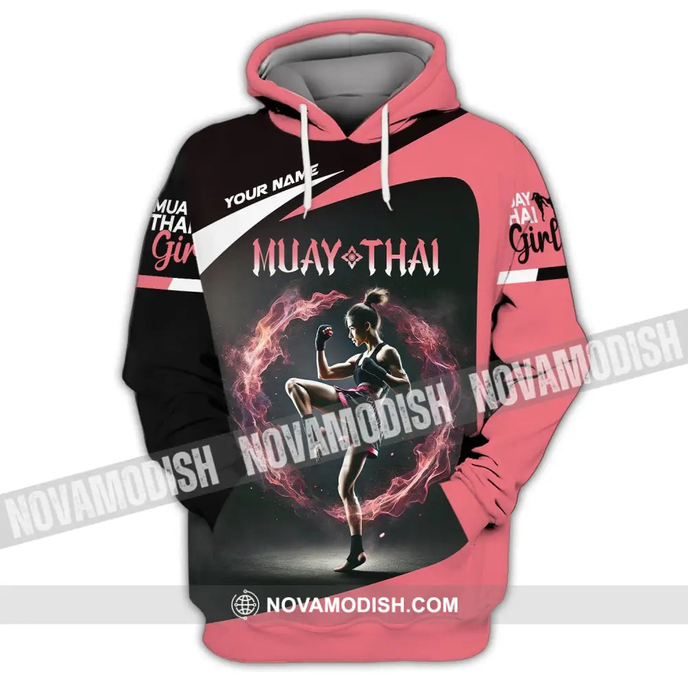 Unisex Shirt - Custom Text Muay Thai Hoodie / S T-Shirt