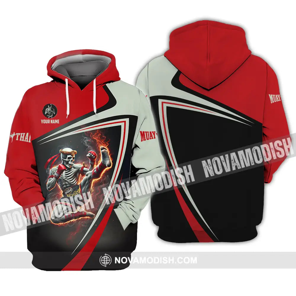 Unisex Shirt - Custom Text Muay Thai Hoodie / S T-Shirt