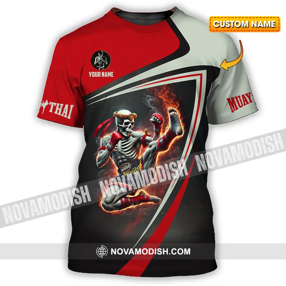 Unisex Shirt - Custom Text Muay Thai T-Shirt