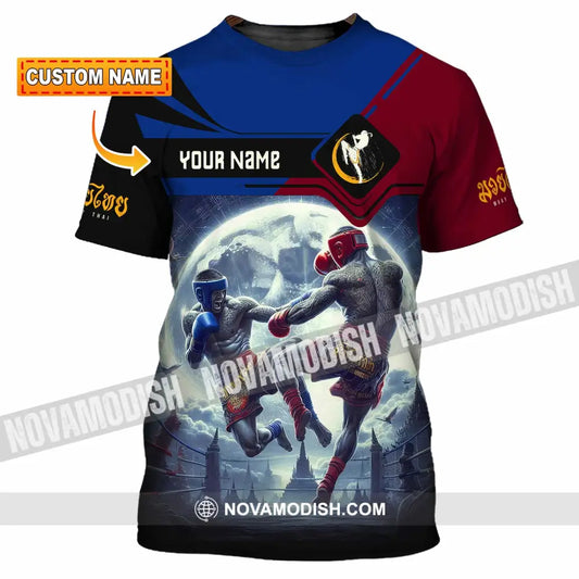 Unisex Shirt - Custom Text Shirt Muay Thai Shirt T-shirt