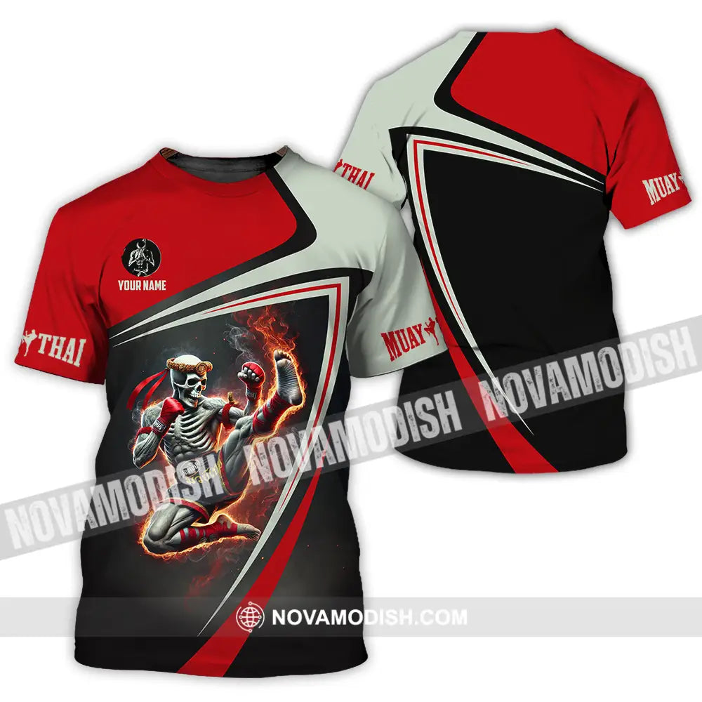 Unisex Shirt - Custom Text Muay Thai T-Shirt / S T-Shirt