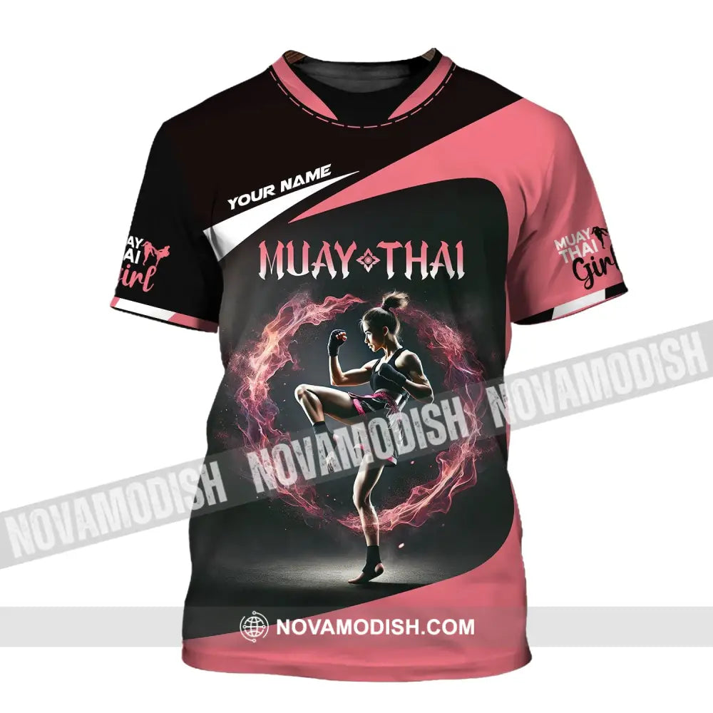 Unisex Shirt - Custom Text Muay Thai T-Shirt / S T-Shirt