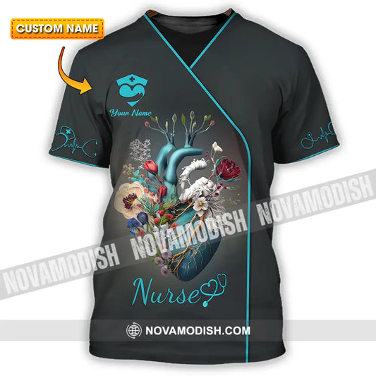 Unisex Shirt - Custom Text Nursing Shirt Nurse Life T-shirt