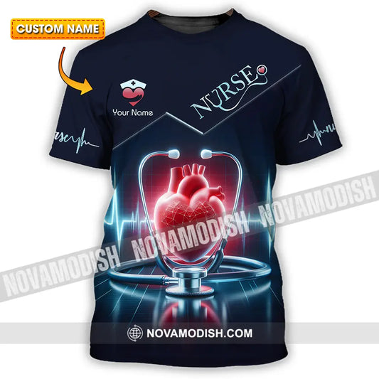 Unisex Shirt - Custom Text Nursing Shirt Nurse Life T-shirt