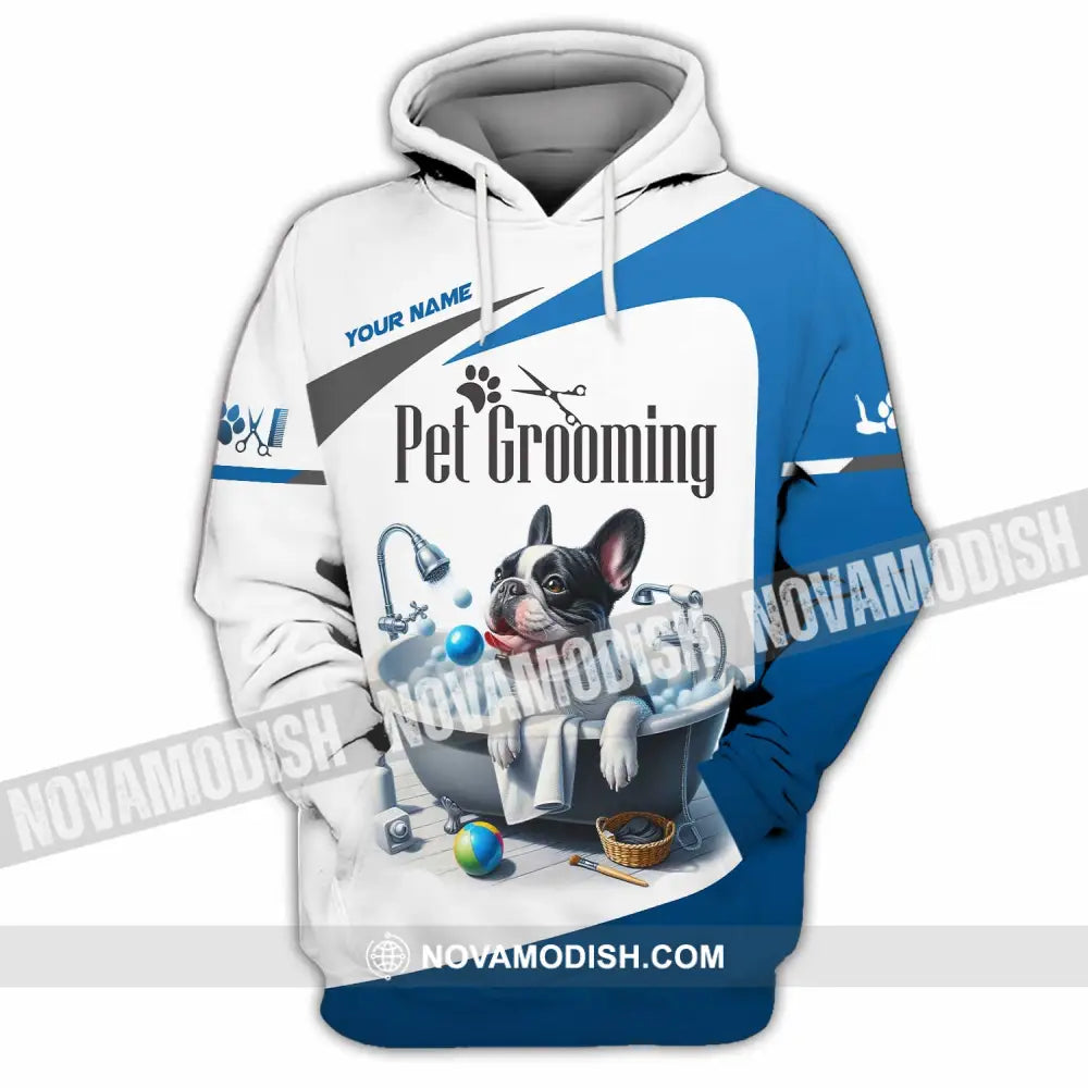 Unisex Shirt - Custom Text Shirt Pet Grooming Shirt Hoodie / S T-shirt
