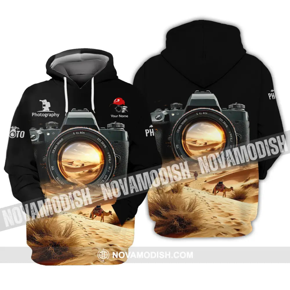 Unisex Shirt - Custom Text Shirt Photographer Shirt Hoodie / S T-shirt