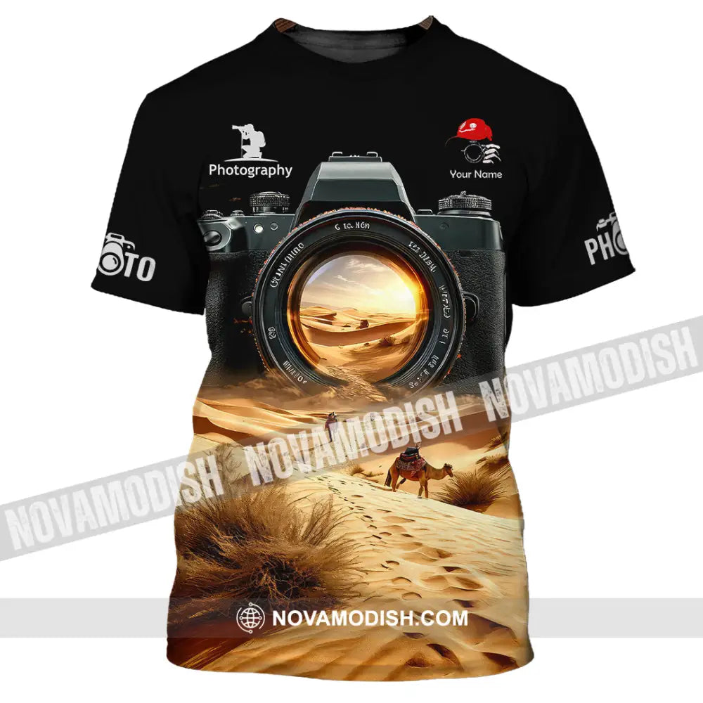 Unisex Shirt - Custom Text Shirt Photographer Shirt T-Shirt / S T-shirt