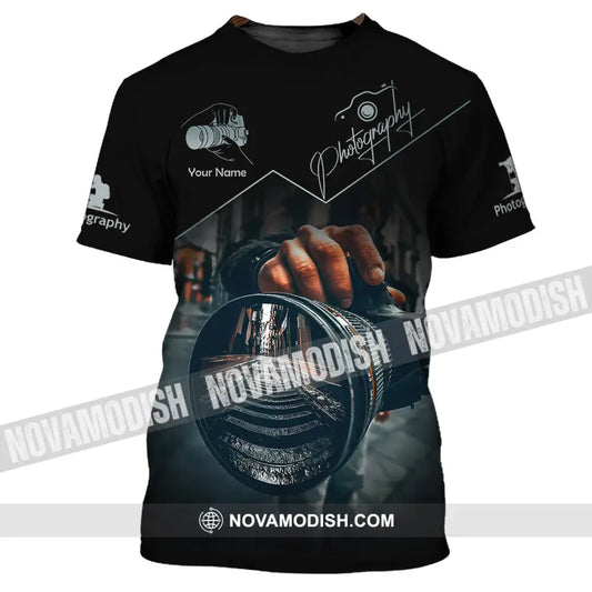 Unisex Shirt - Custom Text Shirt Photographer Shirt T-Shirt / S T-shirt