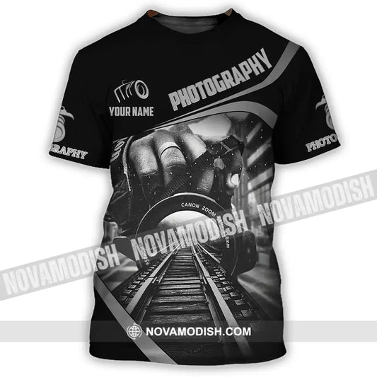 Unisex Shirt - Custom Text Shirt Photography T-Shirt / S T-shirt