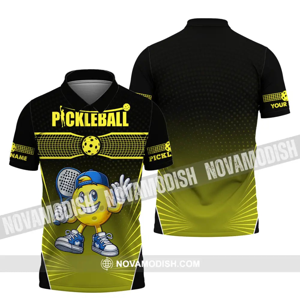 Unisex Shirt - Custom Text Shirt Pickle Ball Shirt Polo Shirt / S T-shirt