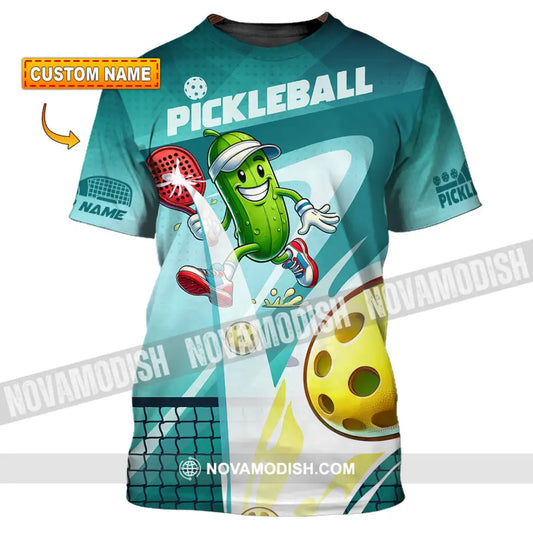 Unisex Shirt - Custom Text Shirt Pickle Ball Shirt T-shirt