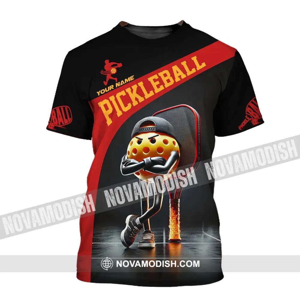 Unisex Shirt - Custom Text Pickleball T-Shirt / S T-Shirt