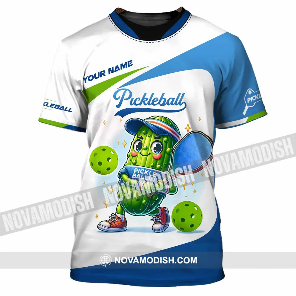 Unisex Shirt - Custom Text Shirt Pickleball Shirt T-Shirt / S T-shirt