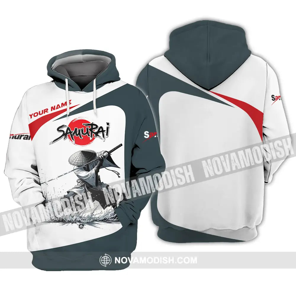 Unisex Shirt - Custom Text Shirt Samurai Hoodie / S T-shirt
