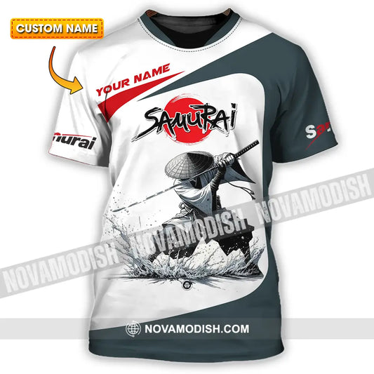 Unisex Shirt - Custom Text Shirt Samurai T-shirt