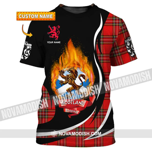 Unisex Shirt - Custom Text Shirt Scotland Shirt T-shirt